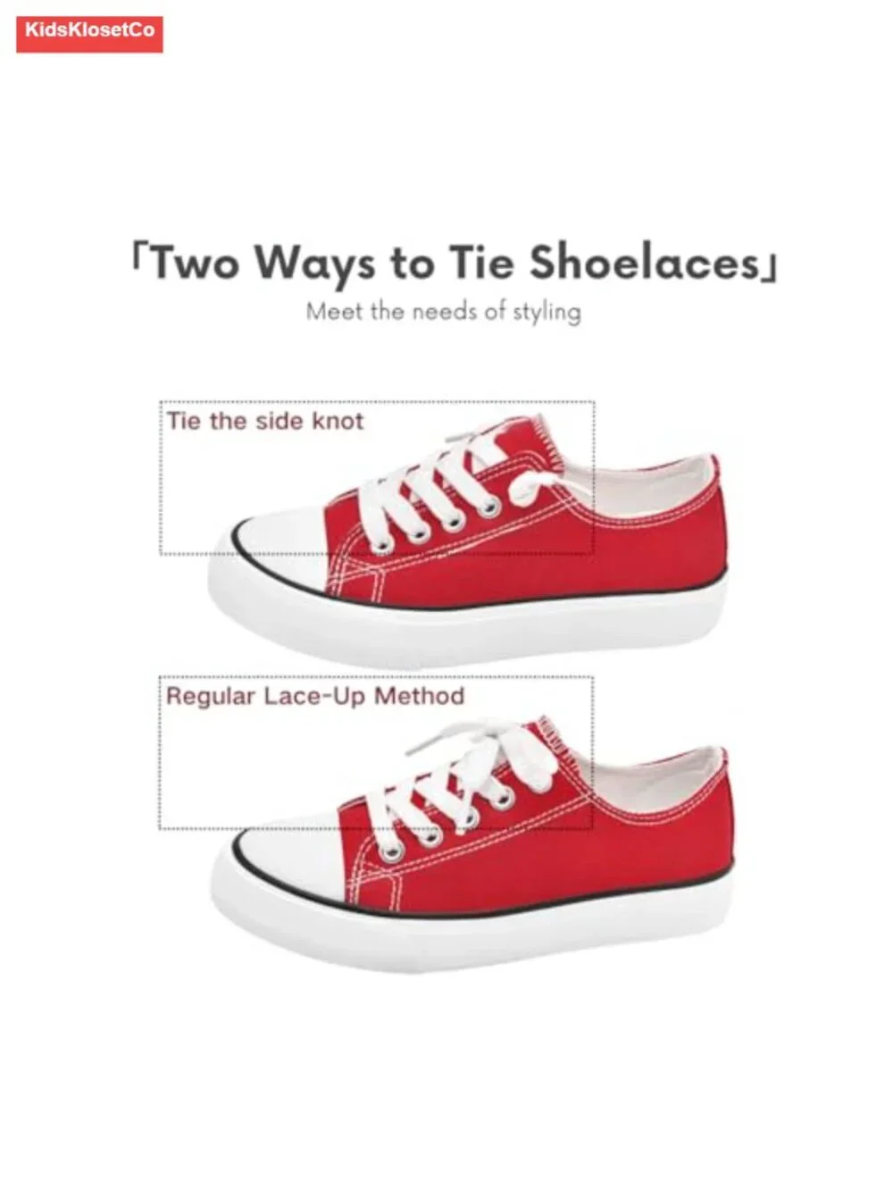 Toddler Canvas Low Top Sneakers Non-Slip Durable Kids Shoes
